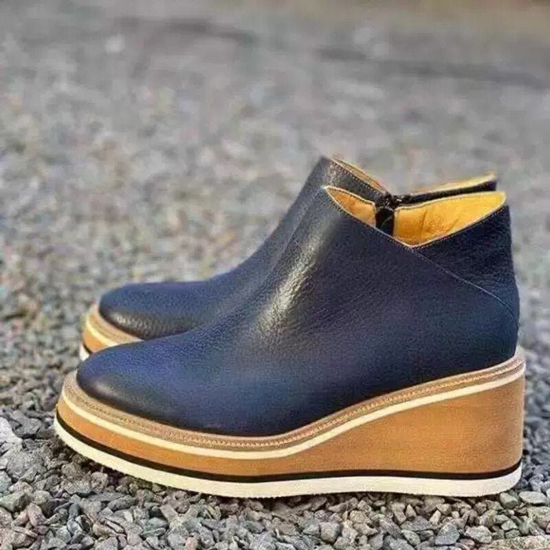 Stylish Women's Ankle Boots with Platform